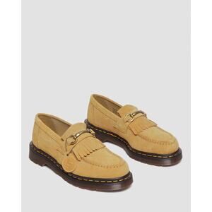 Dr Martens Adrian Snaffle Repello Suede Python Kiltie Loafers Autumn Spice W8 M7